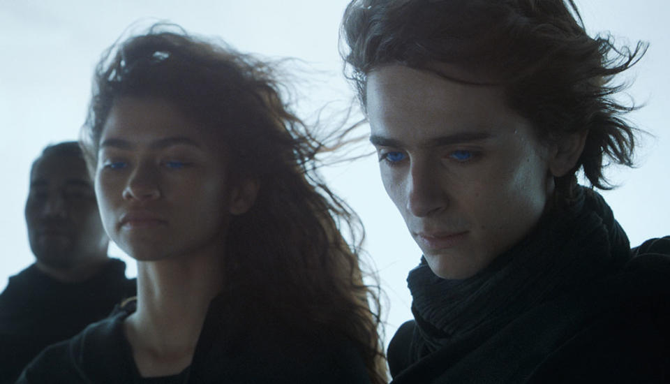 Zendaya and Timothée Chalamet in 'Dune: Part One'