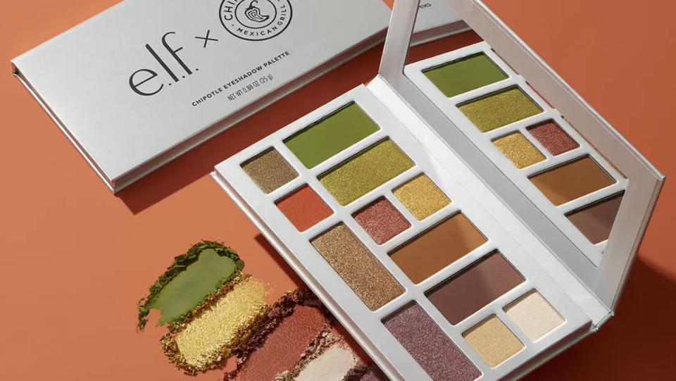 A Chipotle-inspired eyeshadow palette.