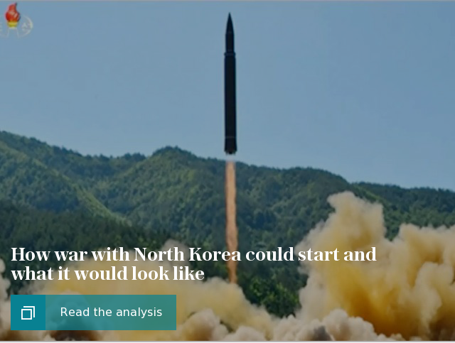 North Korea war puff