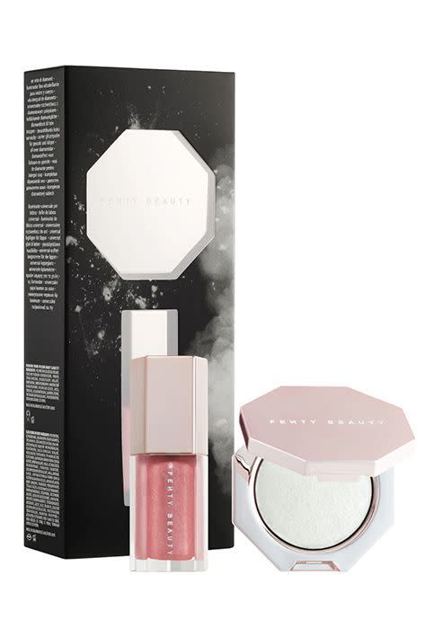 Diamond Bomb Baby Mini Lip Gloss and Highlighter Set