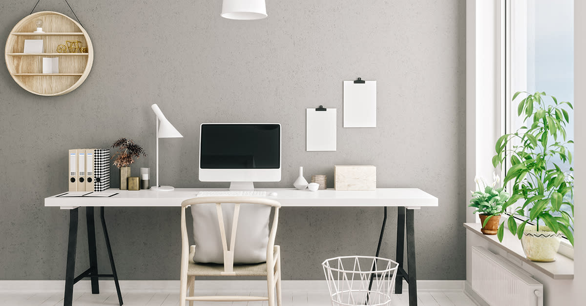 These affordable desks will help you feel more productive from home. (Getty Images)