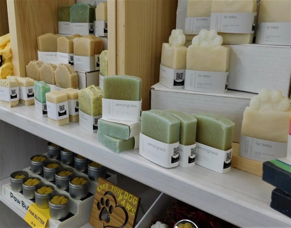 The Cherry City Honey Farms carries soaps, location, scrubs and bees wax products made by the owners or local vendors.