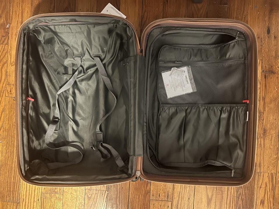 an open suitcase