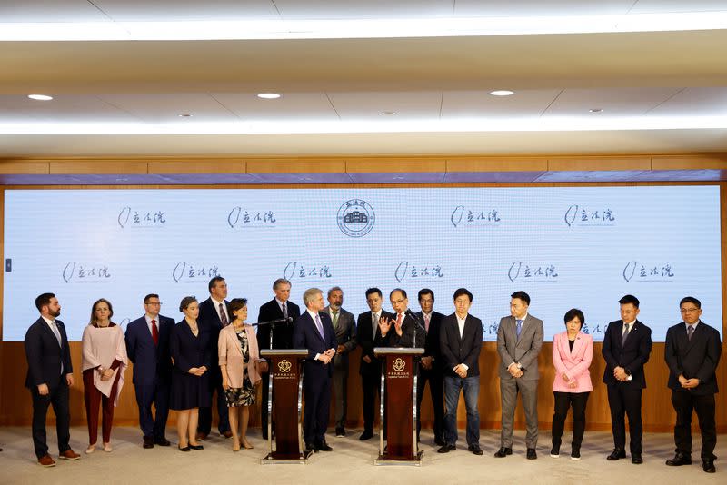 Delegation of US lawmakers visiting Taiwan