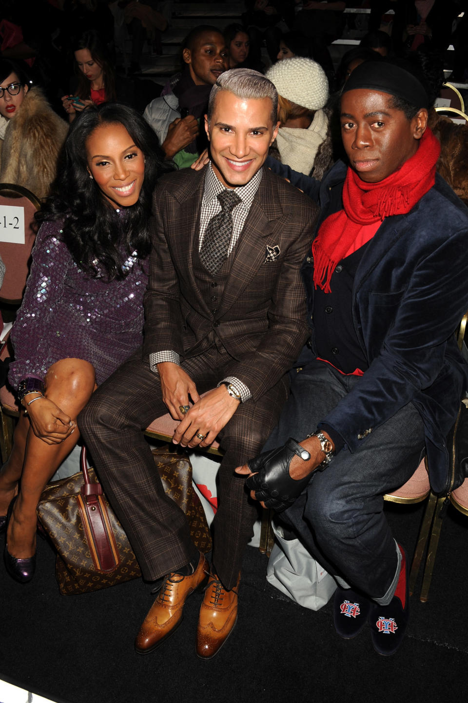 NEW YORK, NY - FEBRUARY 06:  June Ambrose, Jay Manuel and Jay Alexander attend The Heart Truth 2013 Fashion Show at Hammerstein Ballroom on February 6, 2013 in New York City.  (Photo by Jennifer Graylock/Getty Images for Heart Truth)