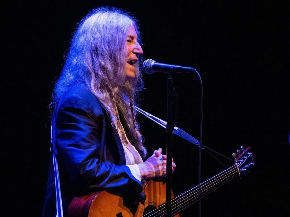 Patti Smith performs in Santa Barbara, California.