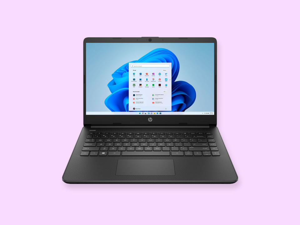 HP 14 inch Laptop with Windows Home in S mode - Intel Core i3 10th Gen Processor - 4GB RAM Memory - 128GB SSD Storage - Jet Black 