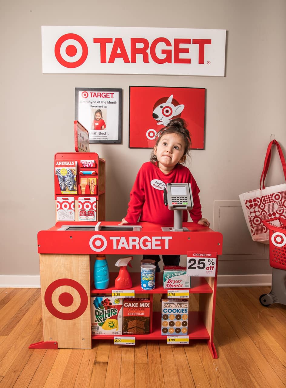 target and starbucks playroom DIY