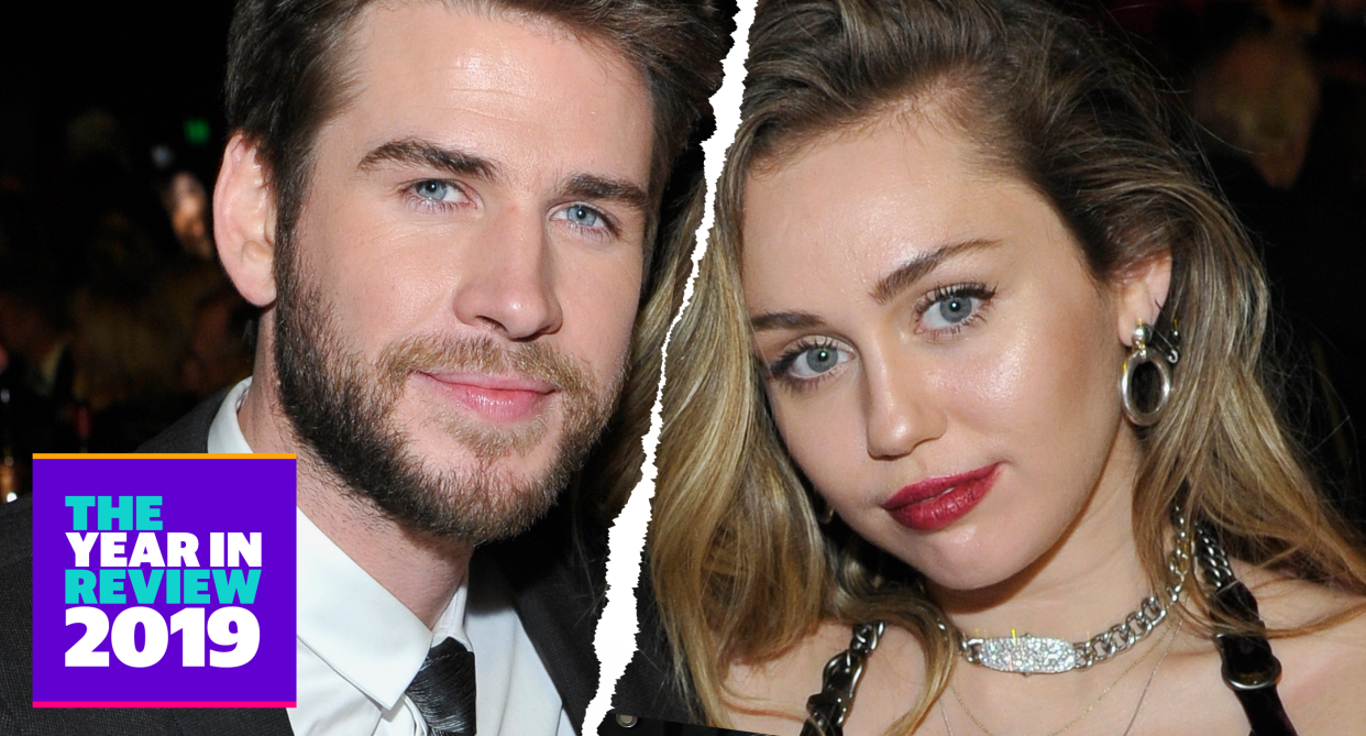 Liam Hemsworth and Miley Cyrus (Photo: Getty Images)