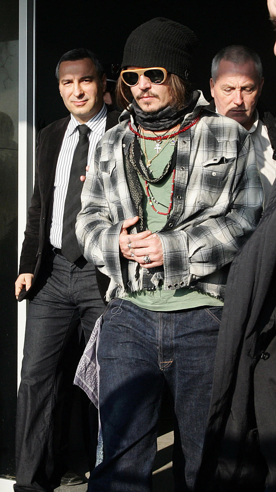 Depp in a grunge look