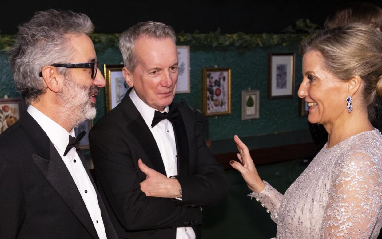 The Countess of Wessex with Frank Skinner and David Baddiel - WPA Pool/Getty