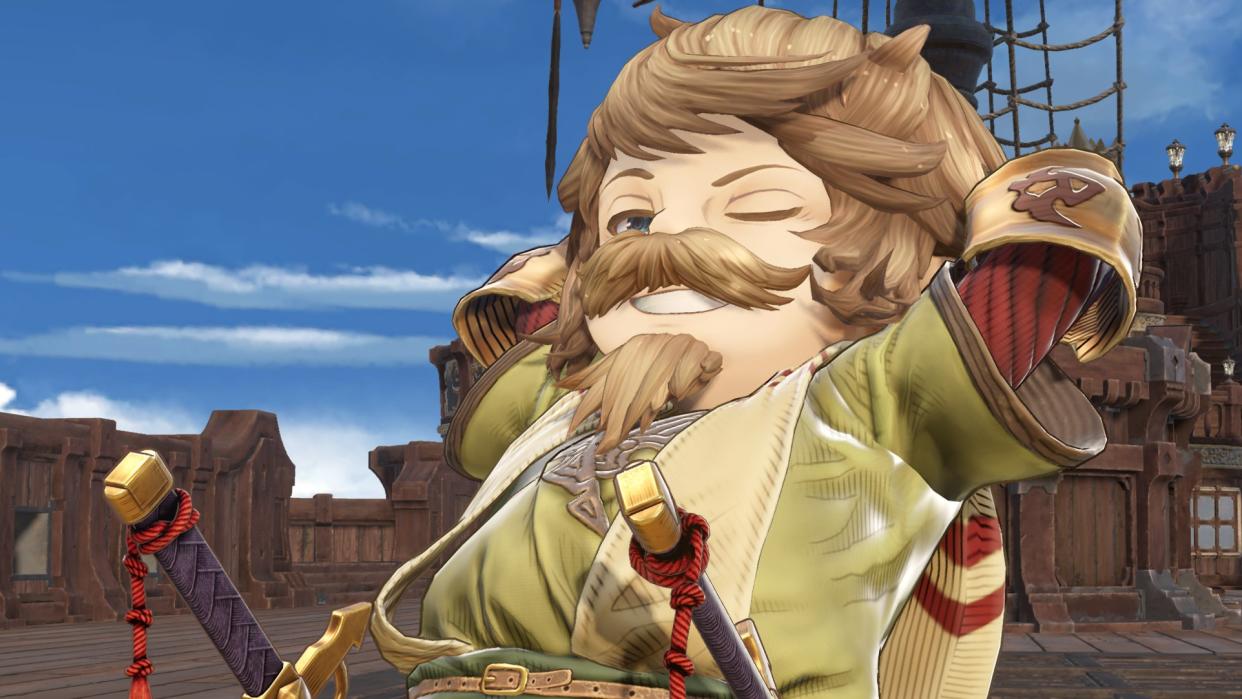  Granblue Fantasy's Yodarha grinning. 