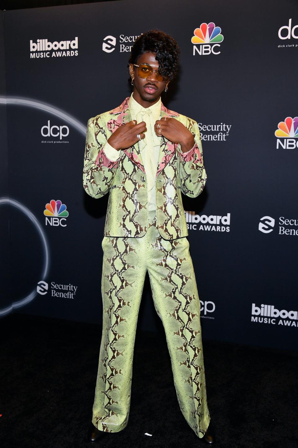 Lil Nas X attends the 2020 Billboard Music Awards.