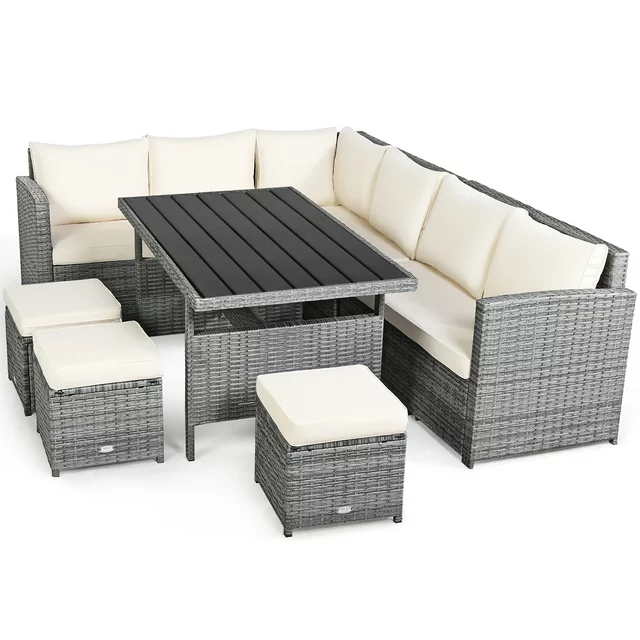 <p><a href="https://go.redirectingat.com?id=74968X1596630&url=https%3A%2F%2Fwww.walmart.com%2Fip%2FGymax-7PCS-Rattan-Patio-Sectional-Sofa-Set-Conversation-Set-w-White-Cushions%2F890055054&sref=https%3A%2F%2Fwww.popularmechanics.com%2Fhome%2Fa60481174%2Fpatio-furniture-sale-walmart-april-2024%2F" rel="nofollow noopener" target="_blank" data-ylk="slk:Shop Now;elm:context_link;itc:0;sec:content-canvas" class="link rapid-noclick-resp">Shop Now</a></p><p>7-Piece Rattan Patio Sectional Sofa Set</p><p>walmart.com</p><p>$639.99</p>