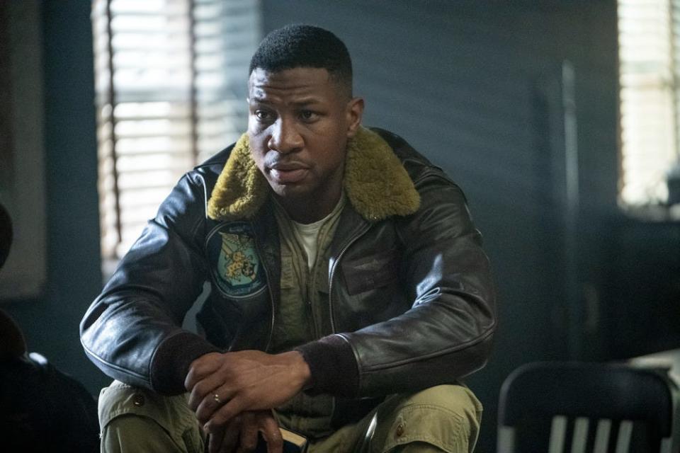 Jonathan Majors portrays Jesse Brown in Columbia Pictures' "Devotion," based on the friendship of Brown and Fall River native Thomas Hudner.