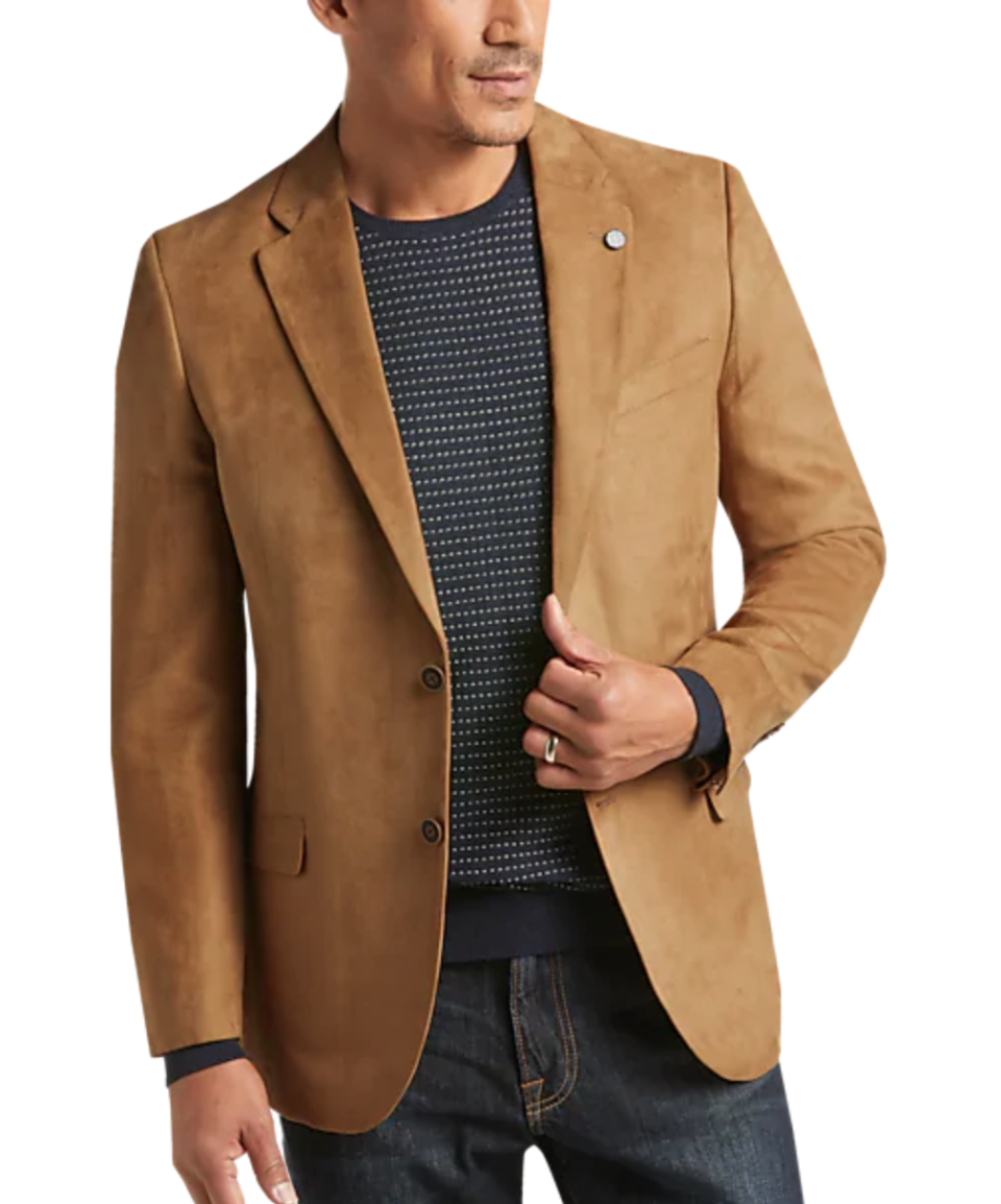 Tan Microsuede Sport Coat