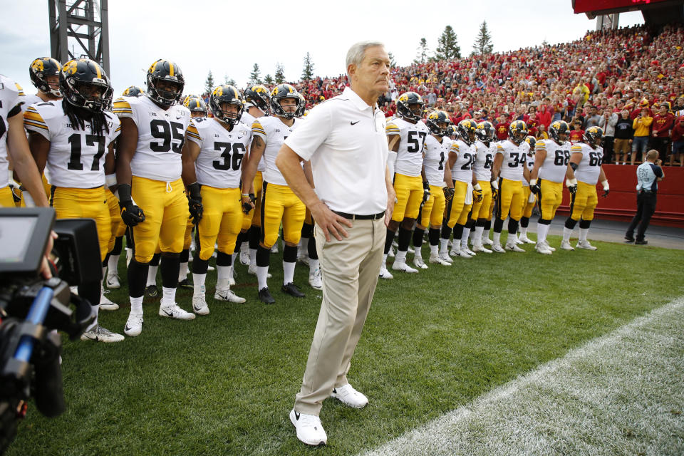 Iowa coach Kirk Ferentz