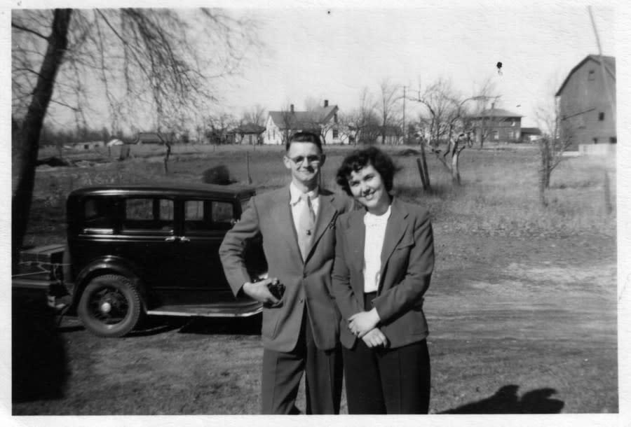 An undated photo of Dewey Ferman and his late wife. (Courtesy Thomas Ferman)