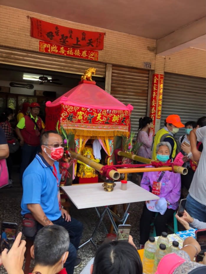 張姓人家分享媽祖的神蹟。（圖／翻攝自台北金環太子會臉書）