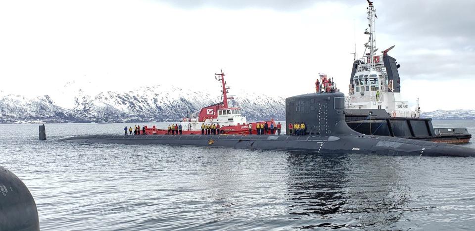 Navy submarine USS New Mexico in Norway