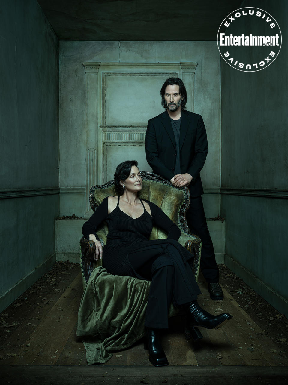 <p>Neo and Trinity, back together after 18 years. It's something neither <a href="https://ew.com/tag/keanu-reeves/" rel="nofollow noopener" target="_blank" data-ylk="slk:Keanu Reeves;elm:context_link;itc:0;sec:content-canvas" class="link ">Keanu Reeves</a> nor <a href="https://ew.com/tag/carrie-anne-moss" rel="nofollow noopener" target="_blank" data-ylk="slk:Carrie-Anne Moss;elm:context_link;itc:0;sec:content-canvas" class="link ">Carrie-Anne Moss</a> could have predicted, as they speak about their journey to <em><a href="https://ew.com/creative-work/the-matrix-4/" rel="nofollow noopener" target="_blank" data-ylk="slk:The Matrix Resurrections;elm:context_link;itc:0;sec:content-canvas" class="link ">The Matrix Resurrections</a></em> on the set of EW's January cover shoot. </p> <p>"I was totally shocked. Didn't see that coming," Moss says of that initial text message from director <a href="https://ew.com/tag/lana-wachowski" rel="nofollow noopener" target="_blank" data-ylk="slk:Lana Wachowski;elm:context_link;itc:0;sec:content-canvas" class="link ">Lana Wachowski</a> that preceded a phone call. "It's one of those phone calls where, even though you're at home, you stand up," Reeves adds. </p> <p>Scroll ahead to see more photos of the starry pair. </p>