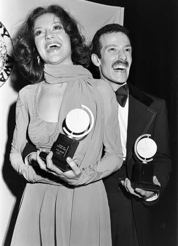 Lynn Karlin/WWD/Penske Media via Getty Bishop at a party for the 1976 Tony Awards ceremony, where she won a Tony for her role in 'A Chorus Line'