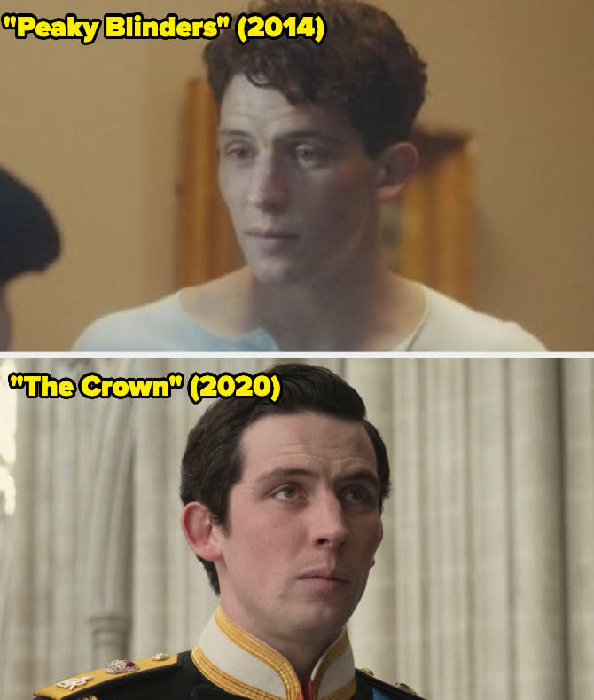 Then: He played James for a few episodes on Peaky Blinders.Now: He won the Emmy for Outstanding Lead Actor in a Drama Series for his portrayal of Prince Charles on The Crown. 