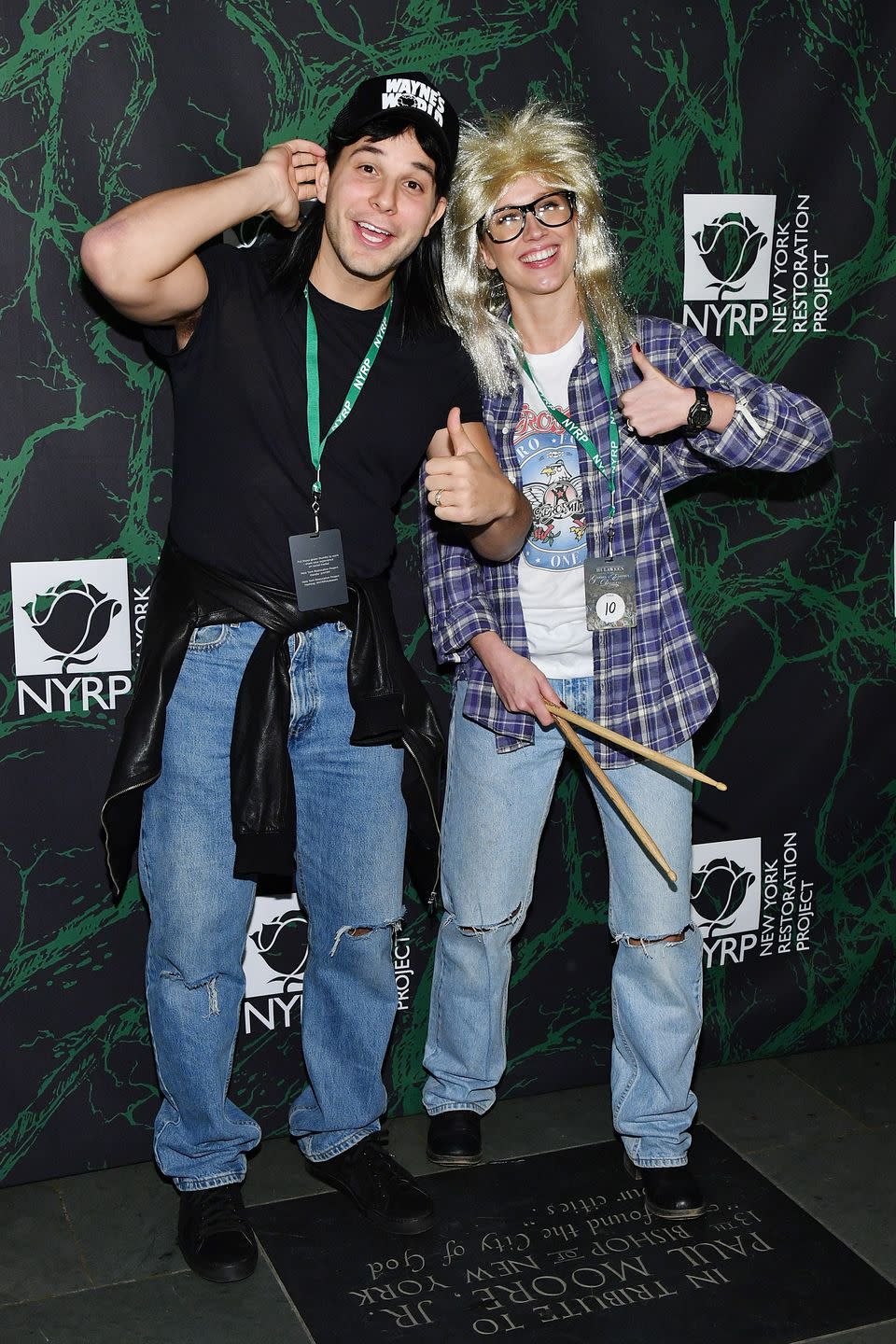 Skylar Astin and Anna Camp - Wayne and Garth