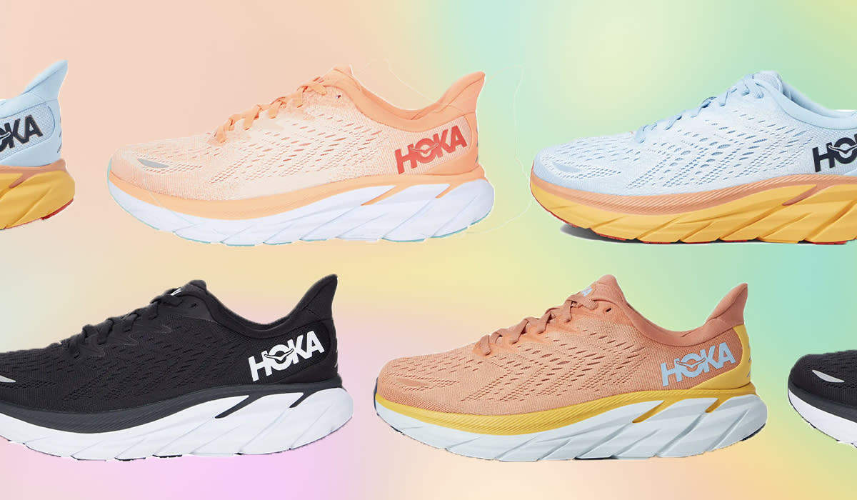 The Hoka Clifton 8 sneakers are the only shoes I wore in Disneyland