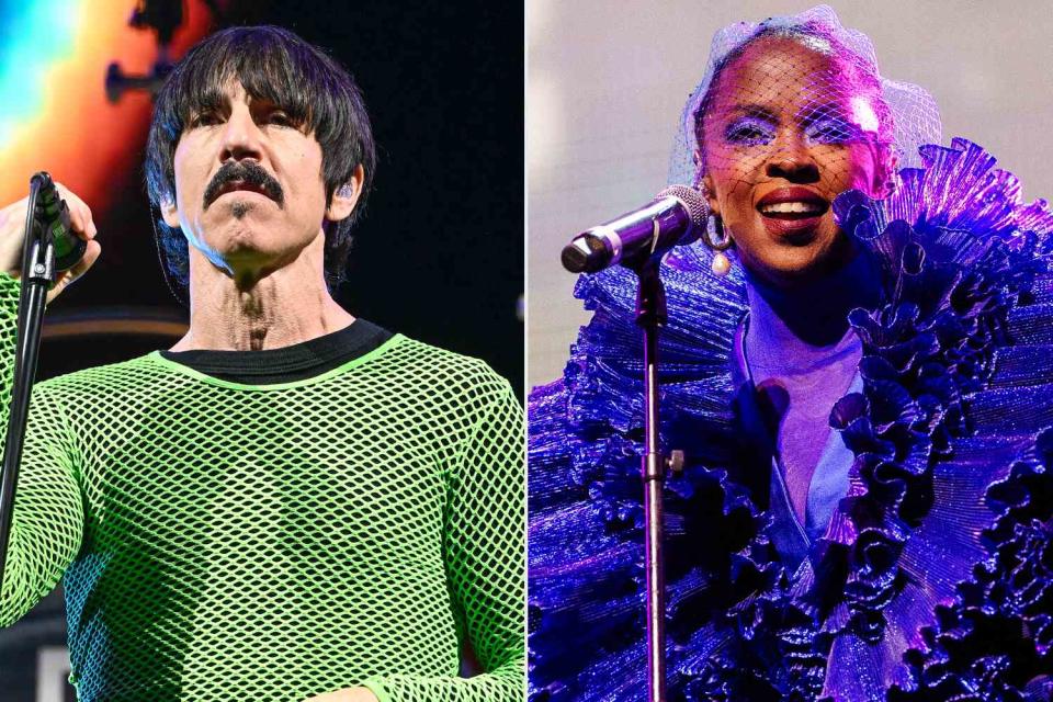 <p>Steve Jennings/WireImage, Josh Brasted/WireImage</p> Anthony Kiedis of the Red Hot Chili Peppers; Lauryn Hill