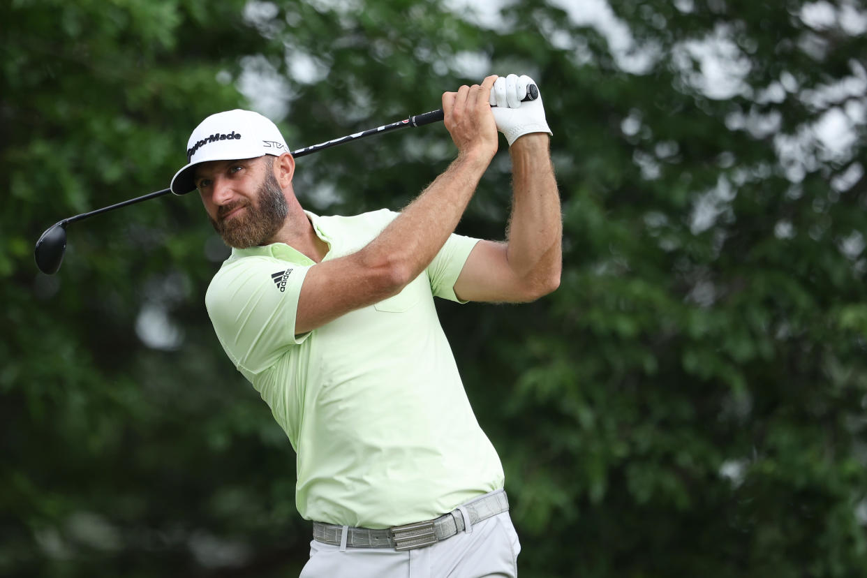 Dustin Johnson will play in the LIV's inaugural event in London. (Maddie Meyer/PGA of America/PGA of America via Getty Images )