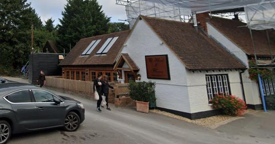 Kerridge’s pub The Hand & Flowers in Marlow the only pub in the UK with two Michelin stars (Google Maps)