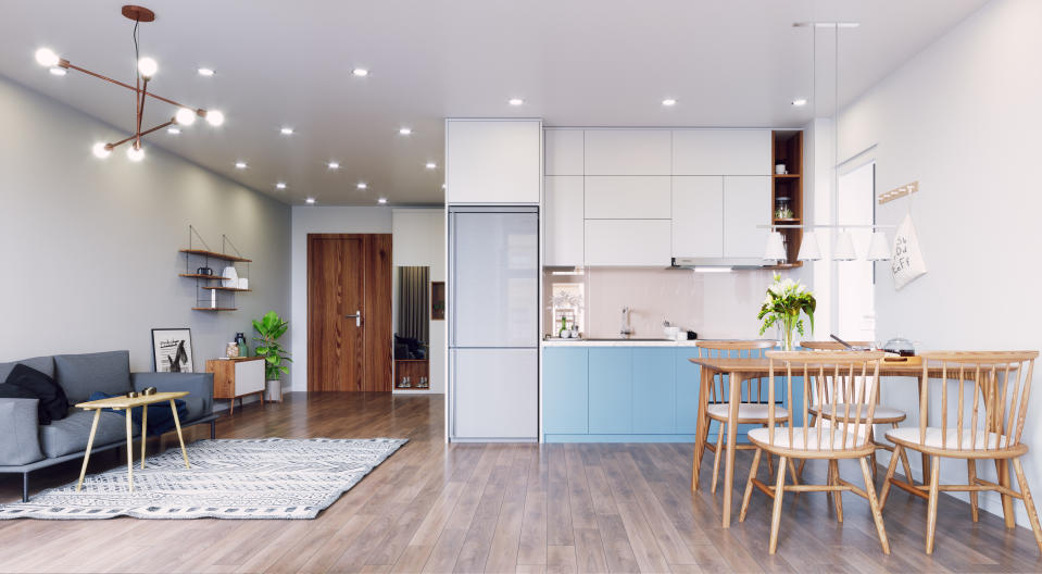 View of clean kitchen