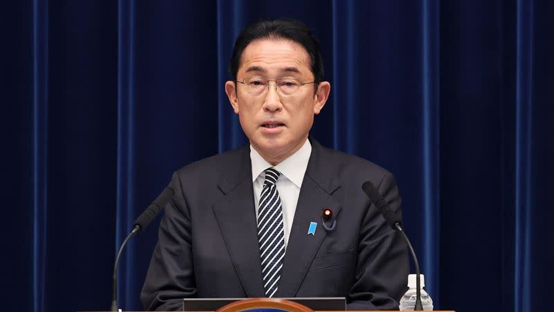 日本首相岸田文雄強烈譴責北韓行徑。（圖／翻攝自首相官邸推特）