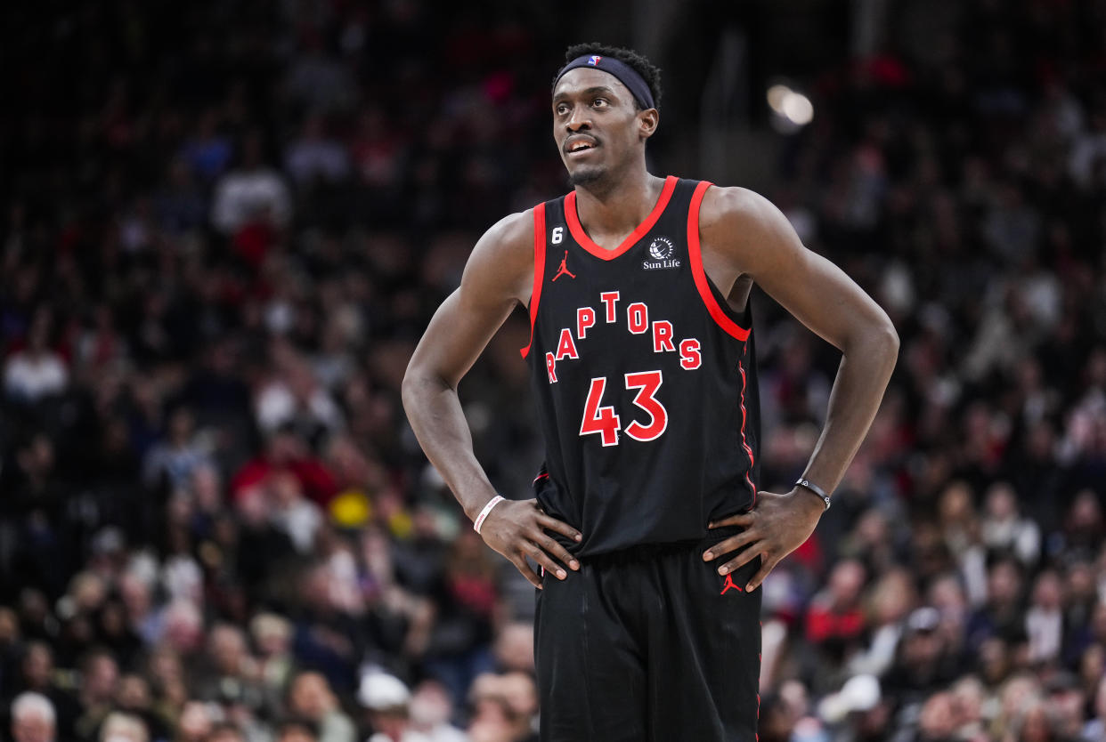 Pascal Siakam and the Toronto Raptors have yet to agree to an extension on his rookie deal. (Mark Blinch/Getty Images)