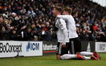 Soccer Football - Championship - Fulham vs Queens Park Rangers - Craven Cottage, London, Britain - March 17, 2018 Fulhams Tom Cairney celebrates scoring their first goal Action Images/Adam Holt