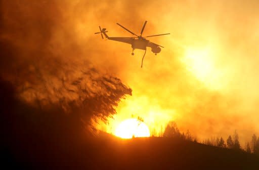 La sequía en California ha creado condiciones ideales para la expansión de los incendios (AP)