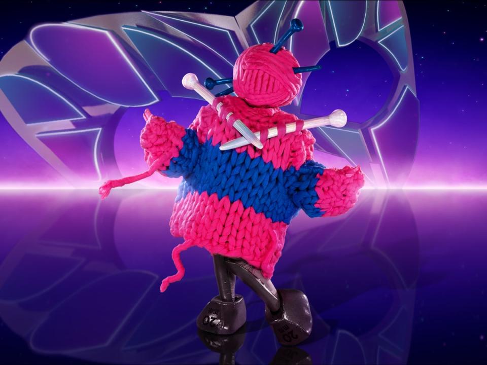 Knitting on ‘The Masked Singer’ (ITV)