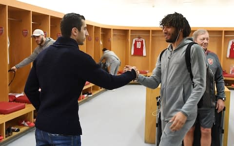 Mkhitaryan and Elneny - Credit: GETTY IMAGES