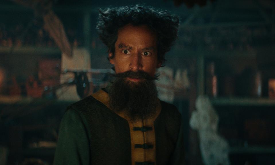 Danny Pudi as The Mechanist in season 1 of Avatar: The Last Airbender.