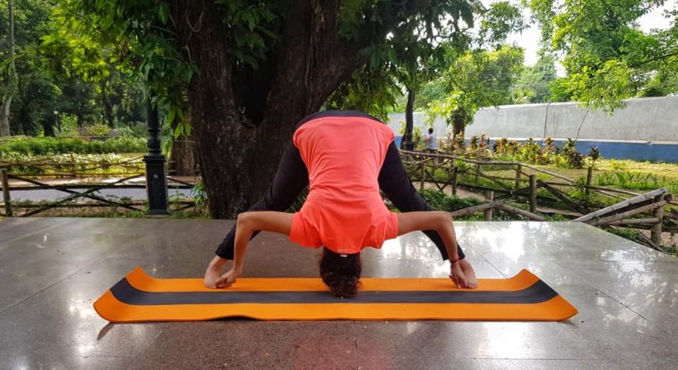 Yoga is not a performance. It is your journey. The more you involve yourself, the more devotion you have for your practice the more your body will follow.<br><em>(Please do not try these poses at home without the help of a certified instructor.)</em>