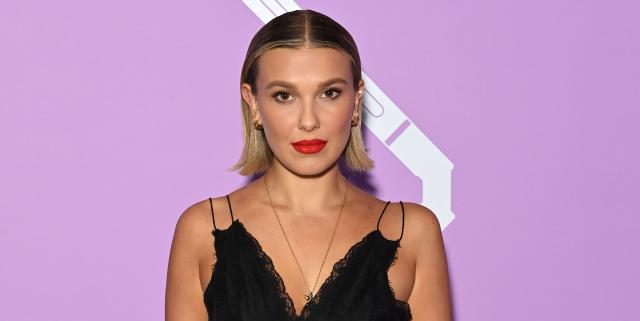 Millie Bobby Brown In Louis Vuitton At TRL