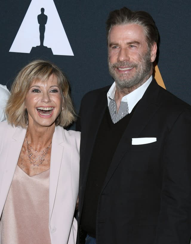 John Travolta and Olivia Newton-John