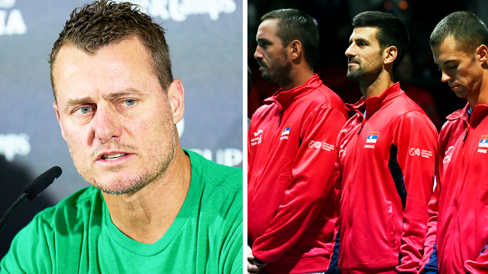 Lleyton Hewitt speaks and Novak Djokovic lines-up.