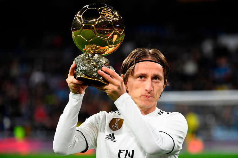 El croata Modric fue homenajeado por el Balón del Oro