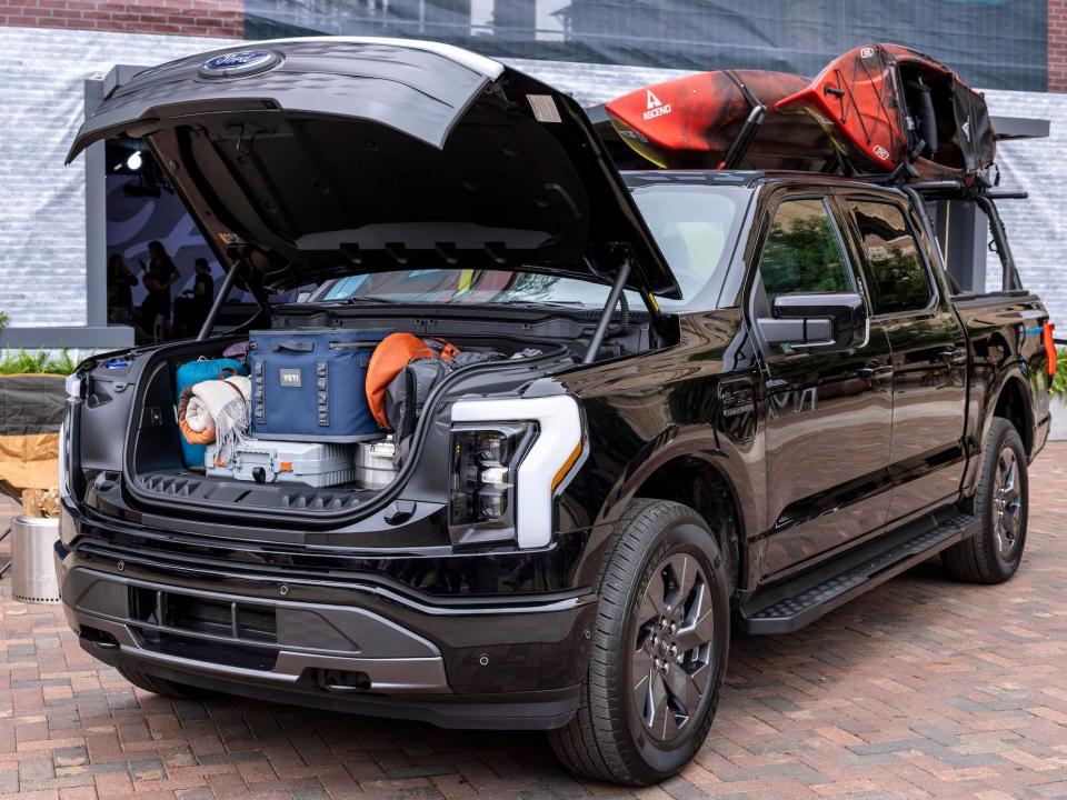 The 2022 Ford F-150 Lightning.