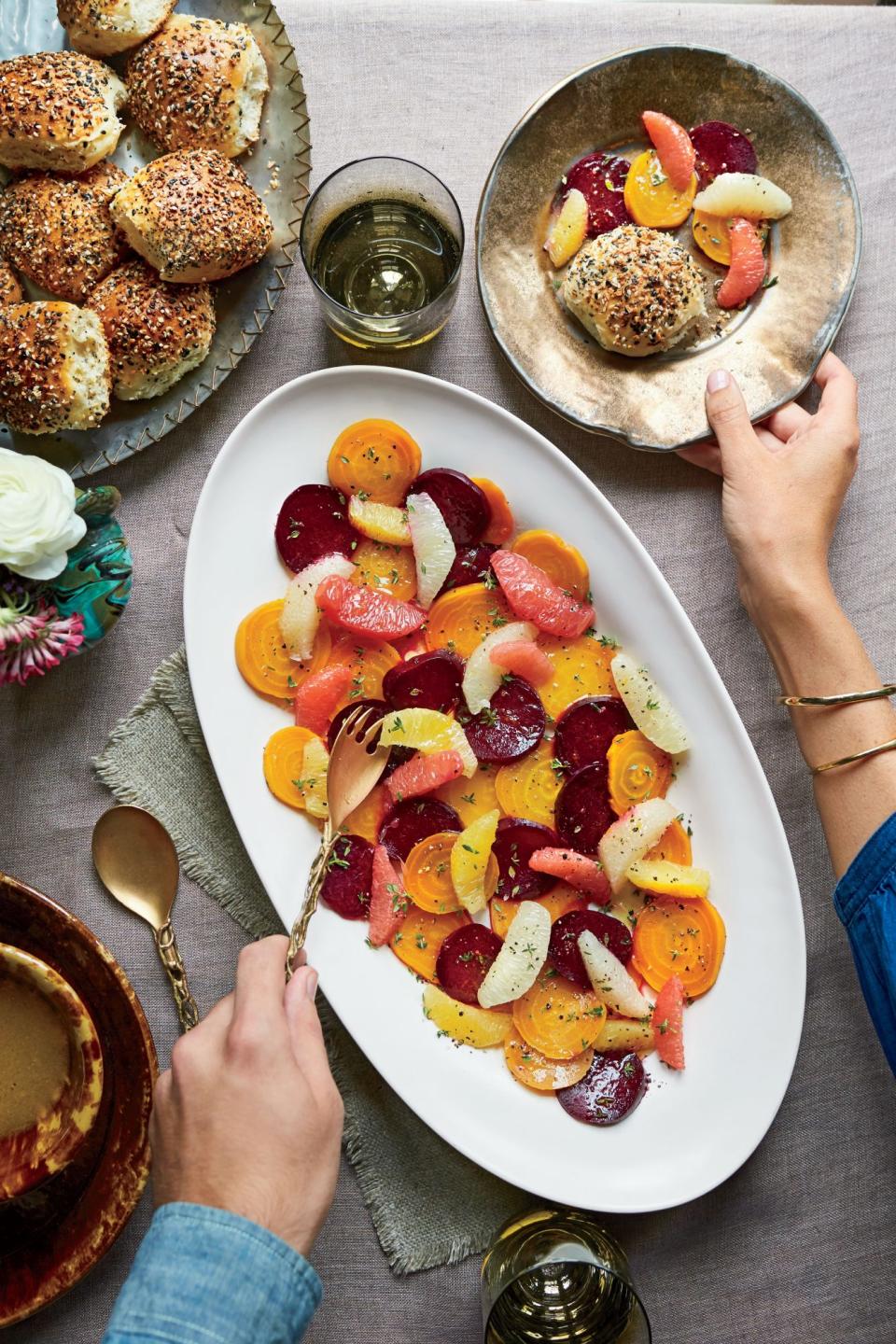 Roasted Beet-and-Citrus Salad with Honey-Orange Vinaigrette