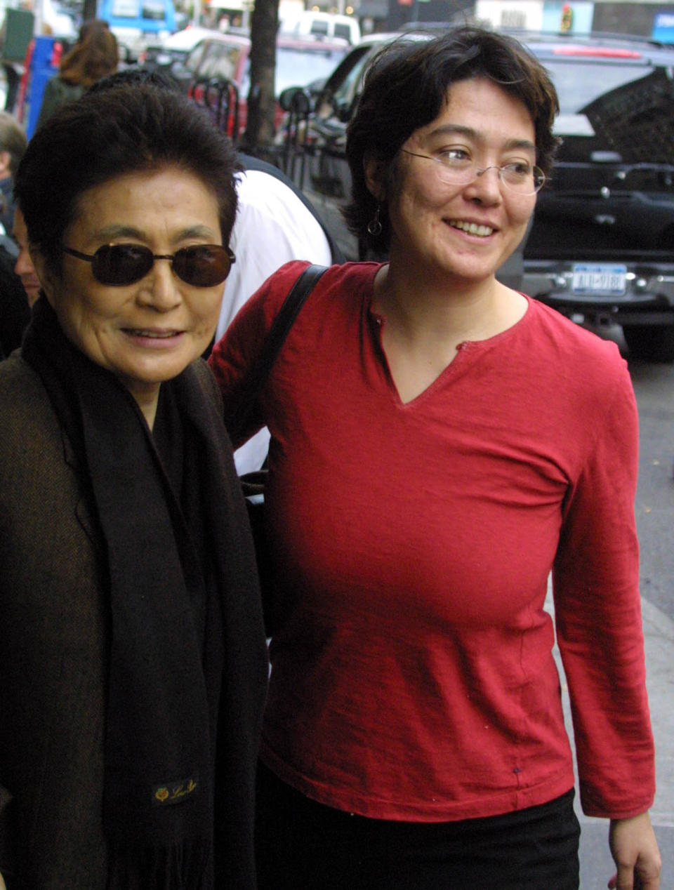 Yoko Ono and Her Daughter, Kyoko Chan Cox