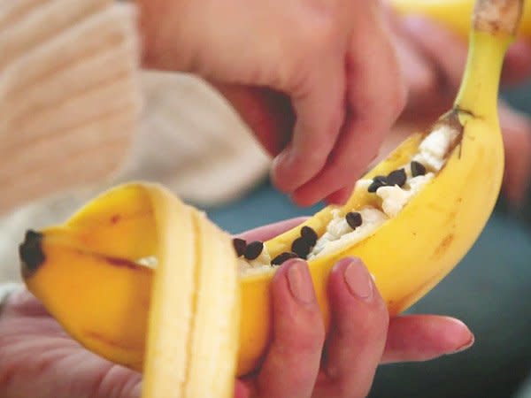 HAYLIE DUFF'S FIRE-ROASTED BANANA BOATS