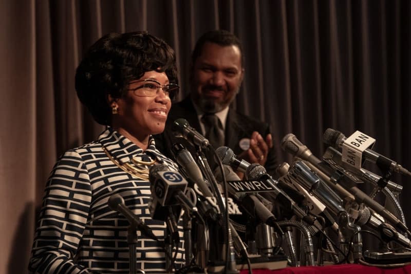 "Shirley", a biopic now streaming on Netflix, tells the story of the first Black congresswoman, Shirley Chisholm, and her 1972 run for president of the US. Glen Wilson/Netflix/dpa